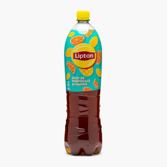 Băutură răcoritoare necarbonatată Ice Tea cu ceai negru, cu gust de portocale și mango și piersică 1.5l
