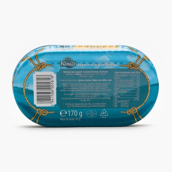 Hering în ulei 170g