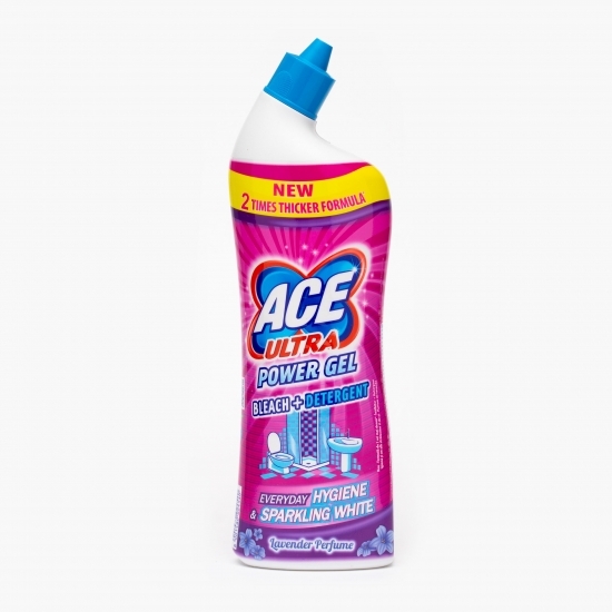 Înălbitor și detergent gel pentru baie, lavandă 0.75l