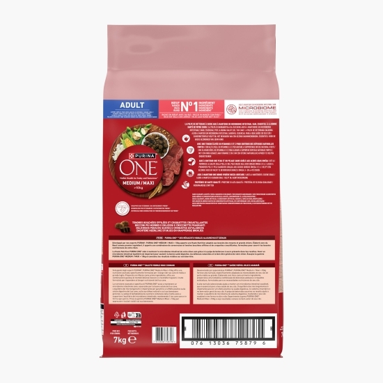 Hrană uscată pentru câini Adult, Medium/Maxi, 7kg, vită și orez