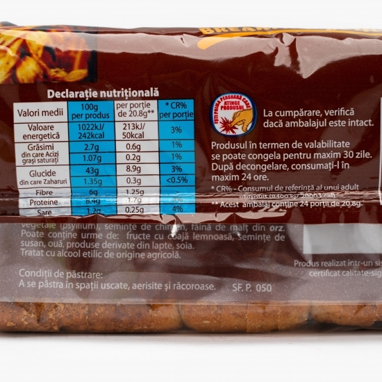 Toast cu făină de secară 500g