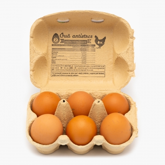 Ouă Chef mărimea M cod 2, 6 buc