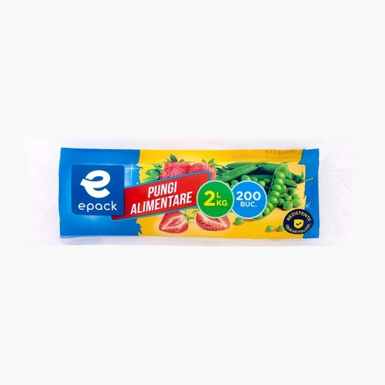 Pungi alimentare 2l/2kg, 200 buc.