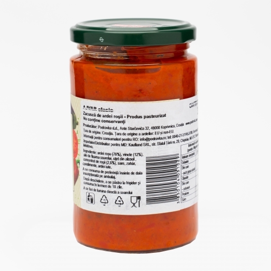 Zacuscă de ardei roșii 350g