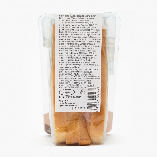 Tramezzino cu curcan și verdețuri 130g