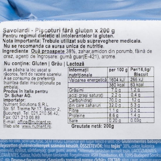 Pișcoturi fără gluten 200g 