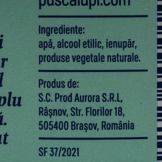 Gin Single Shot Dry 45%alc. 0.5l