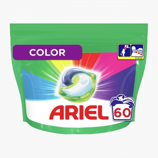 Detergent de rufe capsule All in One Pods Color, 60 spălări