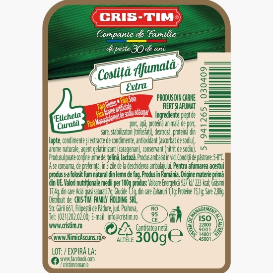 Costiță afumată extra 300g