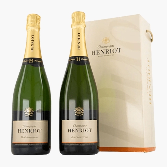 Șampanie Brut Souverain 12% alc. 2x0.75l