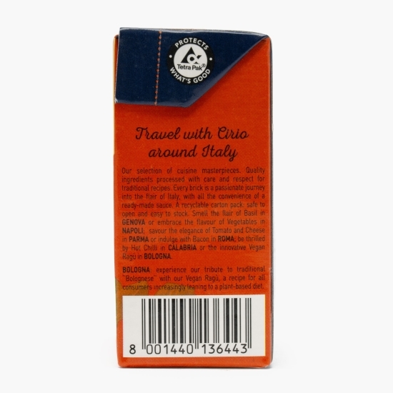 Sos pentru paste Vegan Ragu Bologna, 340g