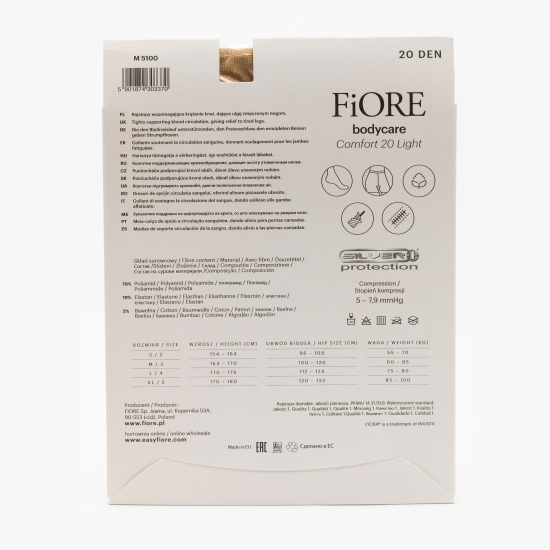 Ciorap modelator Comfort 20den Light Natural 4