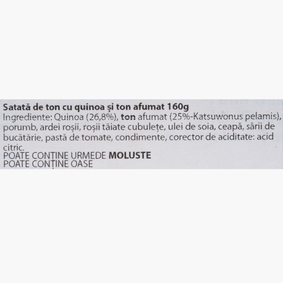 Salată ton afumat și quinoa 160g