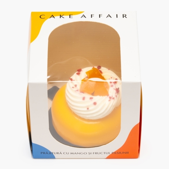 Prăjitură cu mango și fructul pasiunii, 120g