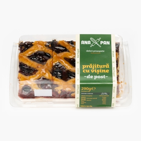 Prăjitură cu vișine, de post 290g