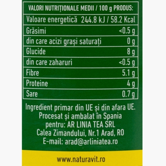 Fasole albă fiartă cu legume 540g