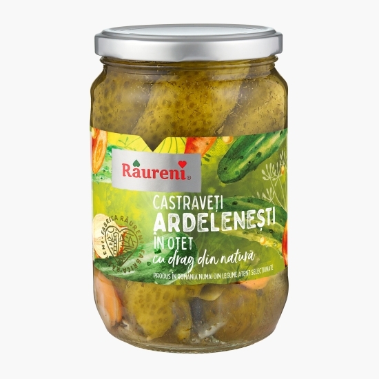 Castraveți ardelenești în oțet 680g