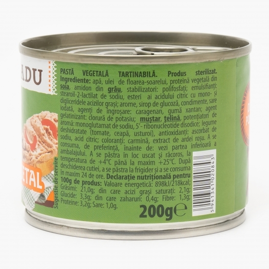 Pastă vegetală tartinabilă 200g