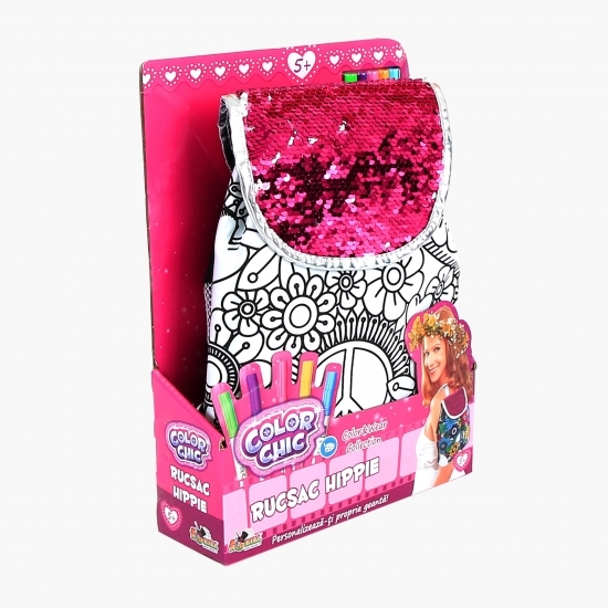 Rucsac Hippie cu 5 markere incluse 5+ ani