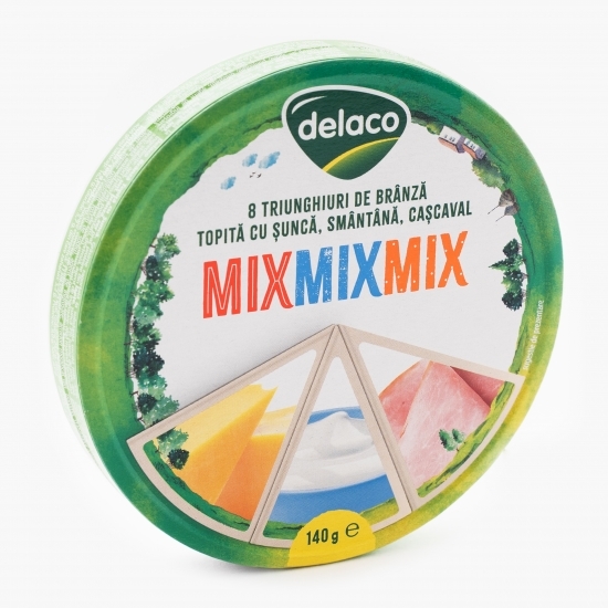 Mix brânză topită triunghiuri 140g