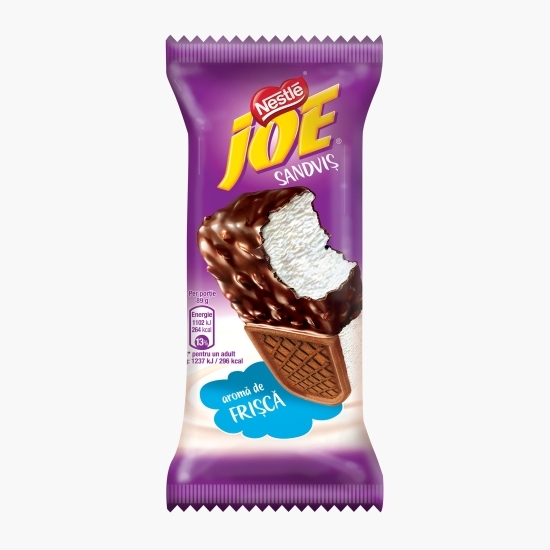Îngheţată sandviș cu aromă de frişcă, glazură de lapte și cacao 142ml