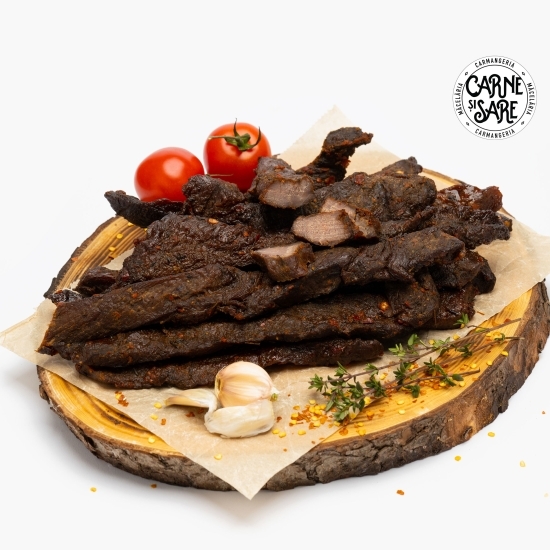 Sticksuri de mânzat picante, afumate 150g