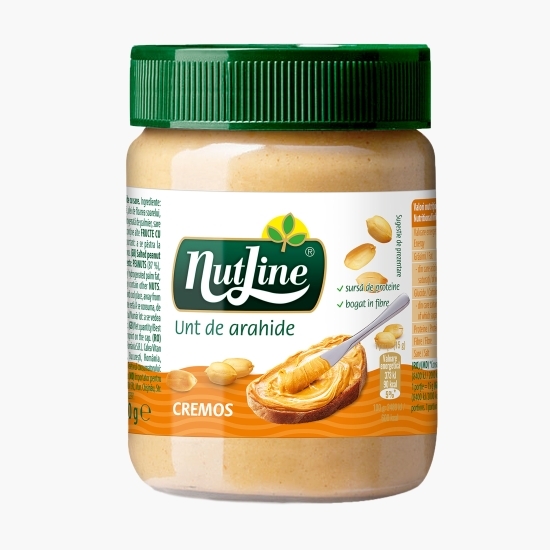 Cremă tartinabilă de arahide cu textură cremoasă 350g