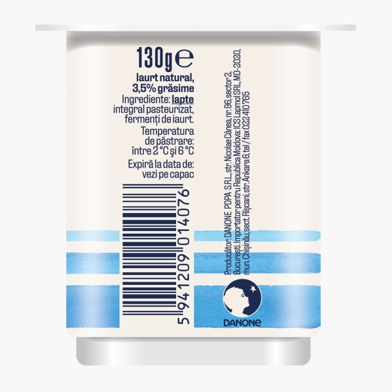 Iaurt natural 3.5% grăsime 130g