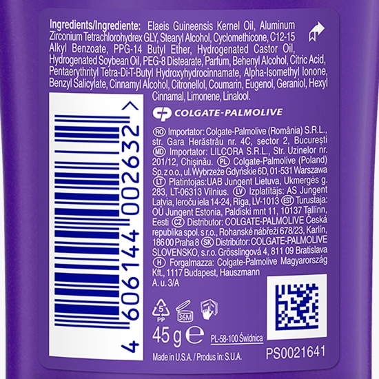 Deodorant antiperspirant solid 24/7 Invisible Protection 45g