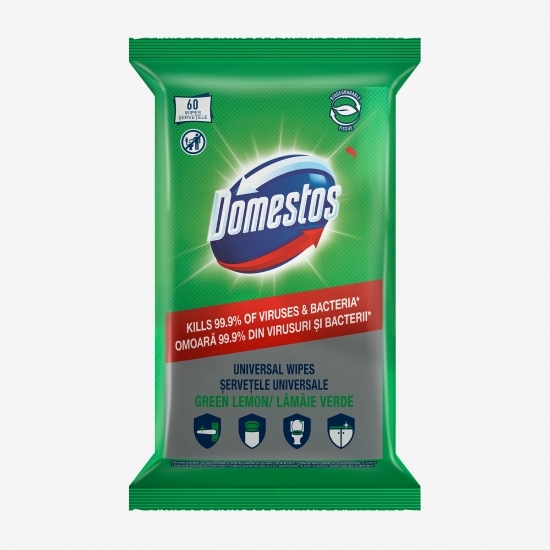 Șervețele universale lămâie verde 60 buc