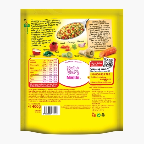 Bază pentru mâncăruri Secretul Gustului cu legume 400g