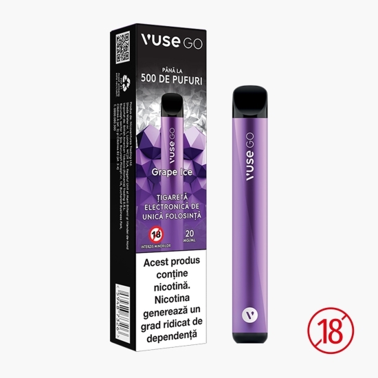 Țigară Electronică Grape Ice 20mg/ml 500 Puff