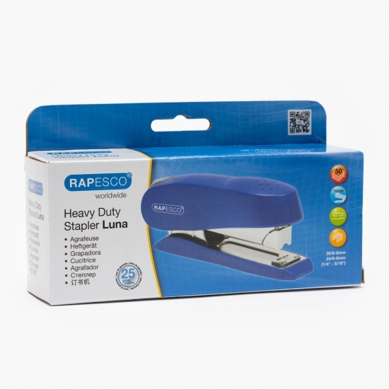 Capsator plastic Rapesco Luna, 50 coli, capse 24/6, 26/6 