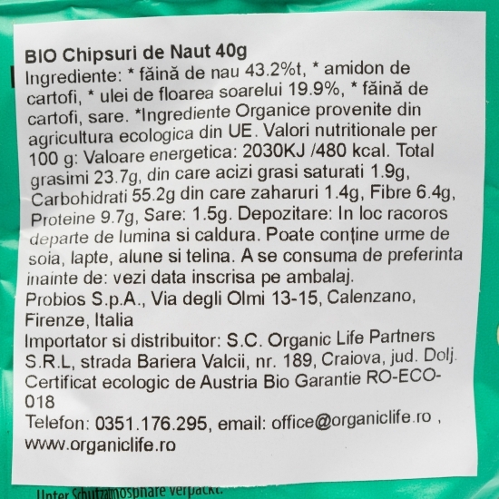 Chipsuri eco de năut 40g