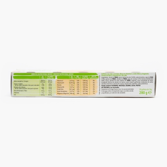 Biscuiți soia și portocale 280g