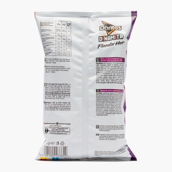 Snack cu gust de ardei chili și lime, Dinamita, 70g