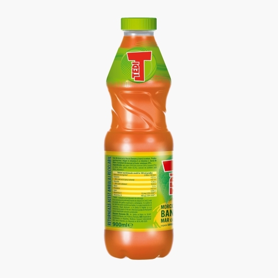 Suc de banană, morcov, măr 0.9l
