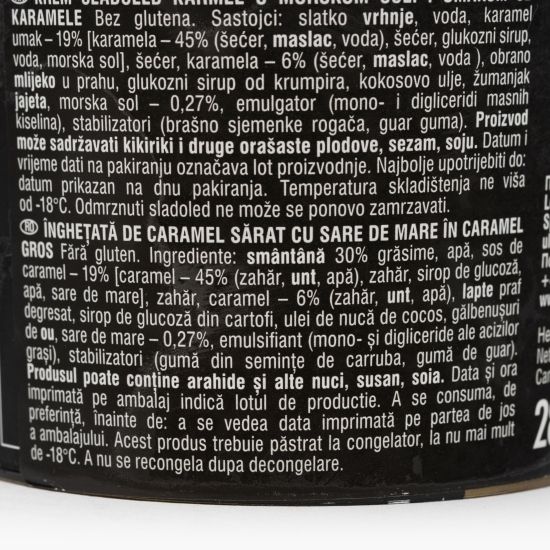 Înghețată caramel sărat 280g