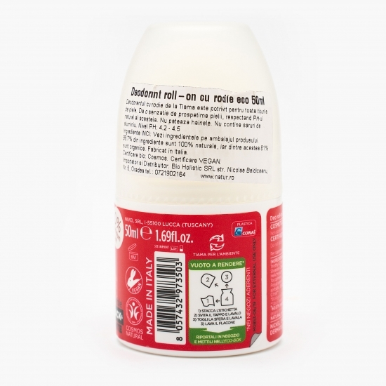 Deodorant roll-on cu rodie bio 50ml