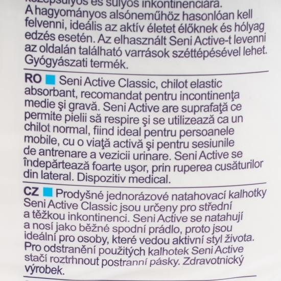 Scutece adulți tip chilot, mărime M, 30 buc