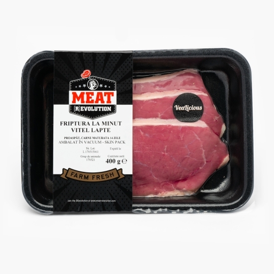 Friptură la minut vițel lapte, maturată 14 zile 400g