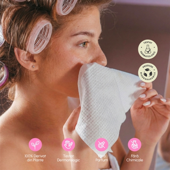 Prosoape faciale XL, 50 buc