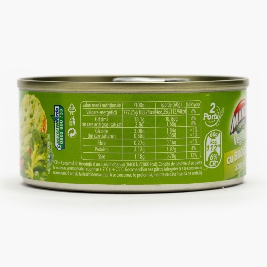 Pastă vegetală tartinabilă cu broccoli 120g