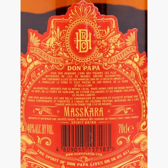 Rom Masskara spiced 40% alc. 0.7l