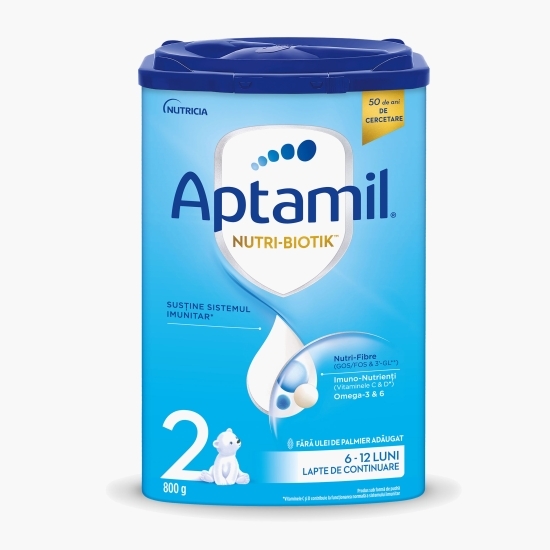 Lapte praf NUTRI-BIOTIK 2, 6-12 luni, Nutricia, 800g