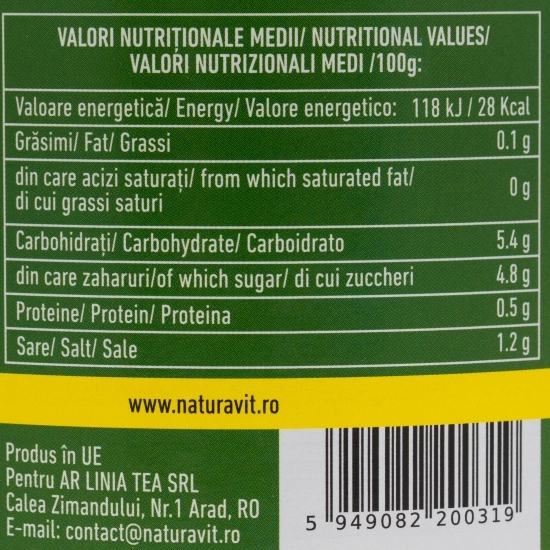 Castraveți dulci-acrișori în oțet 680g