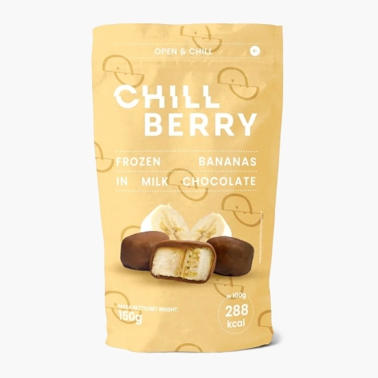 Banane în ciocolată cu lapte 150g