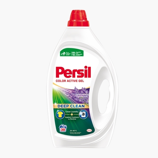 Detergent de rufe lichid Color Active Gel, lavandă, Deep Clean, 38 spălări, 1.7l