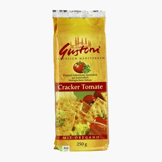 Biscuiți crocanți cu tomate și oregano eco, 250g