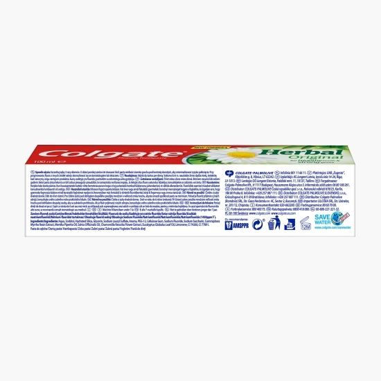 Pastă de dinți cu extract de mușețel și mentă Herbal Original 100ml